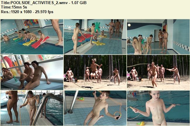 Poolside activities - Family nudism video [Full HD] [vol 2] [New Nudism]