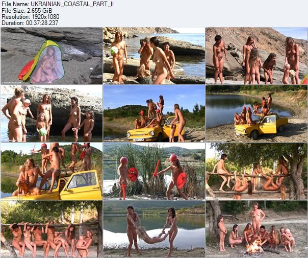 Ukrainian coastal - new teen naked girls nudists video [Full HD] [New Nudism]