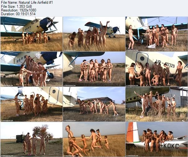 Natural life airfield - purenudism video [Full HD] [vol 1] [New Nudism]